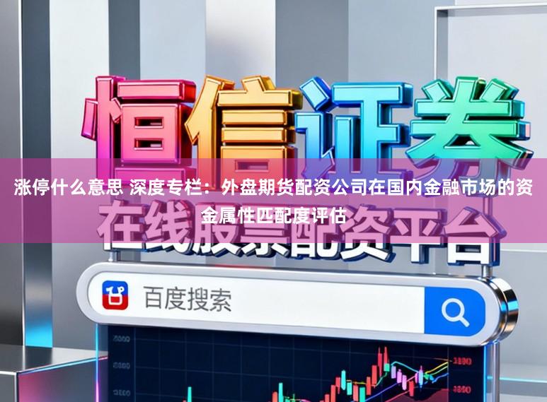 涨停什么意思 深度专栏：外盘期货配资公司在国内金融市场的资金属性匹配度评估