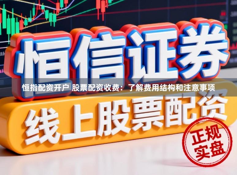 恒指配资开户 股票配资收费：了解费用结构和注意事项