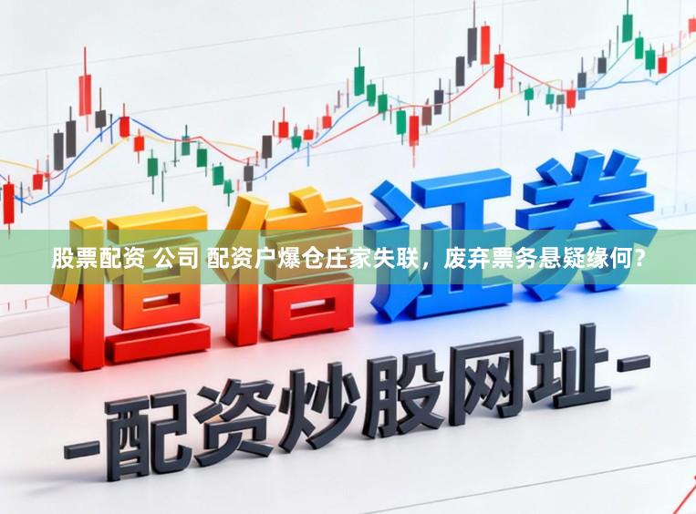 股票配资 公司 配资户爆仓庄家失联，废弃票务悬疑缘何？